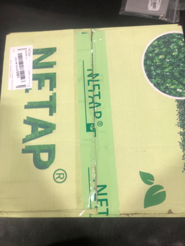 Photo 1 of NETAP Artificial Grass Wall Panels Backdrop,10"x 10"(12Pcs) Faux Boxwood Panels for Outdoor Indoor Green Wall Decor,Party Wedding Garden Fence Decorations