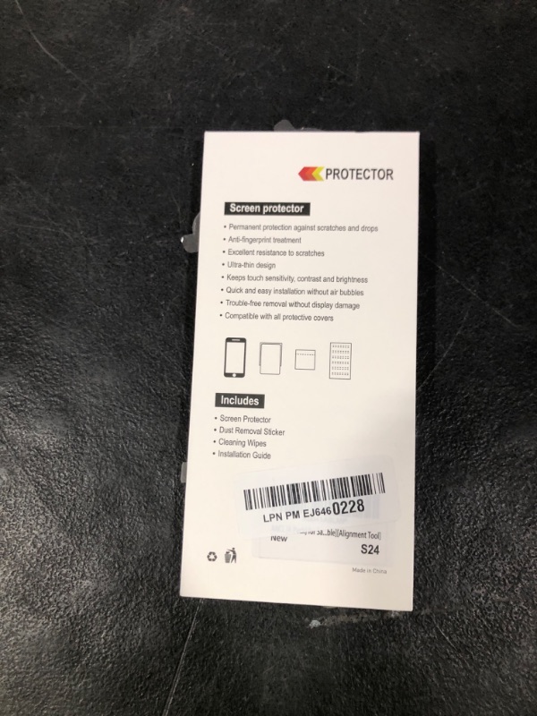 Photo 1 of AACL [4-Pack for Samsung Galaxy S25/S24 Screen Protector 5G [Not Glass] - Film for S24 and S25 Screen Protector [7H Hybrid][Fingerprint Compatible][Alignment Tool]