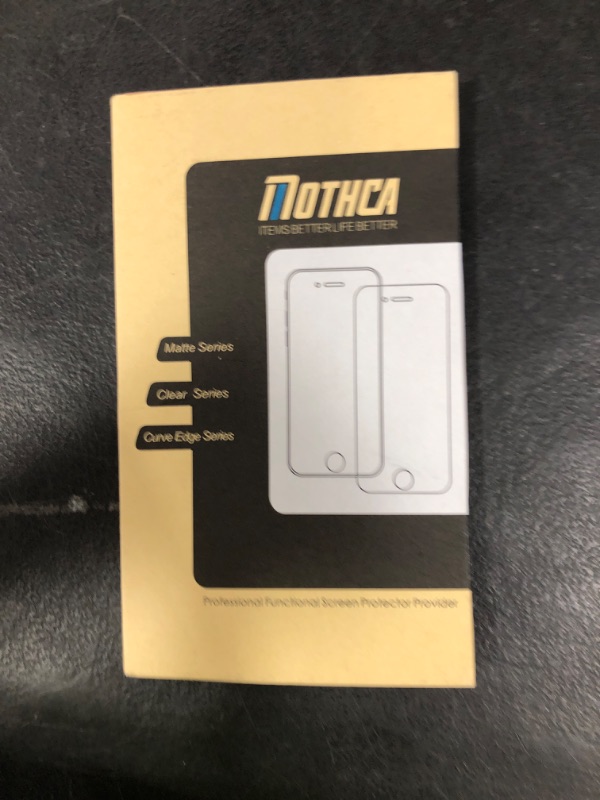Photo 1 of Mothca Matte Tempered Glass Screen Protector for iPhone 13 mini, Anti-Glare, 9H Hardness, Smooth Touch, Easy Install, Bubble Free