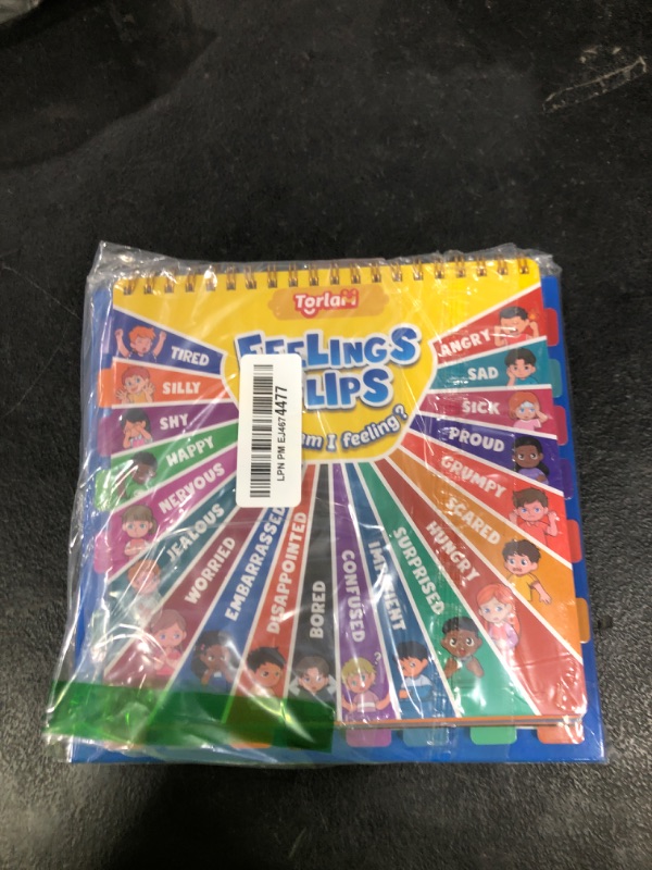 Photo 1 of Torlam Feelings and Emotions Book for Kids, Calm Down Corner Supplies, Social Emotional Flipbook Mood Feelings Chart, Toddlers Autism Learning/ADHD Tools for Classroom Preschool Kindergarten