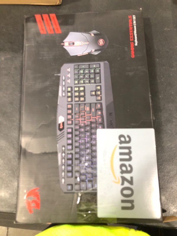 Photo 1 of Redragon S101 Gaming Keyboard, M601 Mouse, RGB Backlit Gaming Keyboard, Programmable Backlit Mouse, Value Combo Set [New Version]
