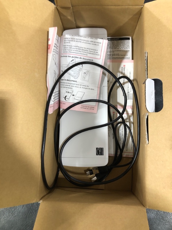 Photo 1 of Canon imageFORMULA R10 - Portable Document Scanner, USB Powered, Duplex Scanning, Document Feeder, Easy Setup, Convenient, Perfect for Mobile Users