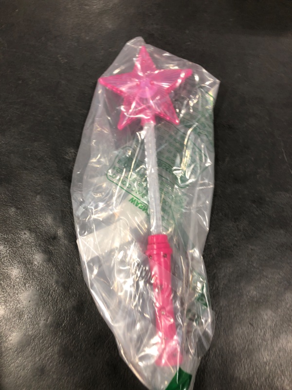 Photo 1 of FlashingBlinkyLights Pink Super Star Princess LED Light Up Magic Wand for Kids