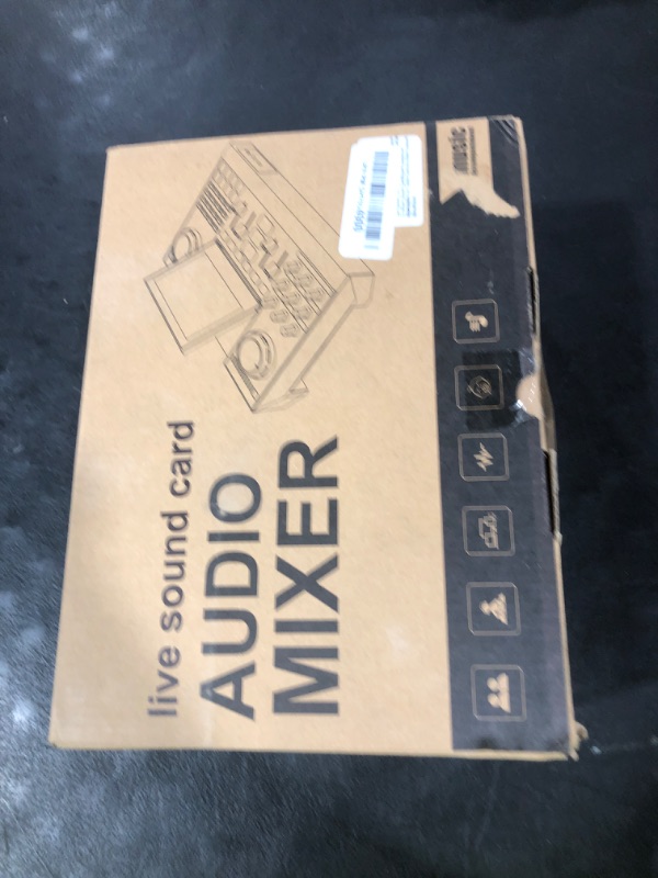 Photo 1 of G10 DJ Audio Mixer ?Podcast Equipment Live Sound Card for Streaming?Audio Interface DJ Mixer Sound Card/DJ Board Condenser Microphone for Tiktok Gaming Video Content Creator Kit.