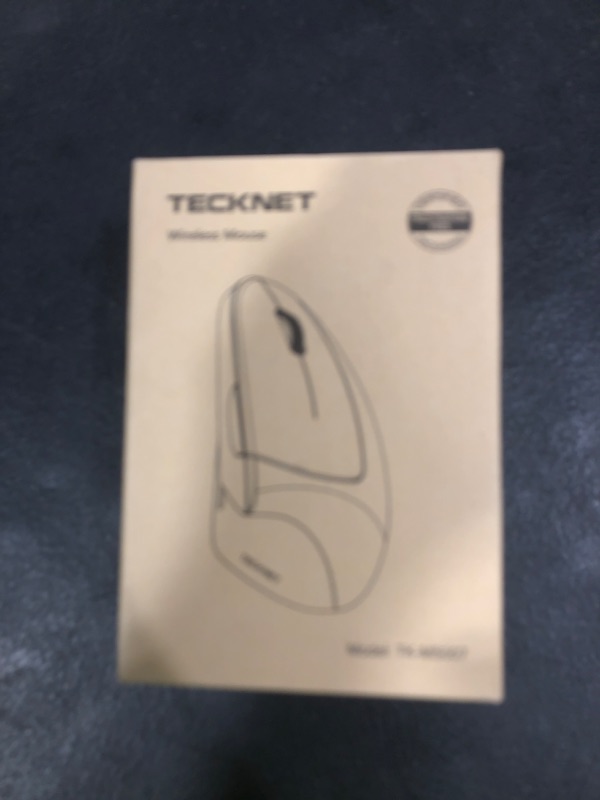 Photo 1 of TECKNET Ergonomic Mouse Wireless, Rechargeable Mouse Wireless Silent for Carpal Tunnel Right Hand, 2.4GHz USB Vertical Mouse Wireless for Laptop, 5 Adjustable 4800 DPI, Computer, MacBook, Desktop
