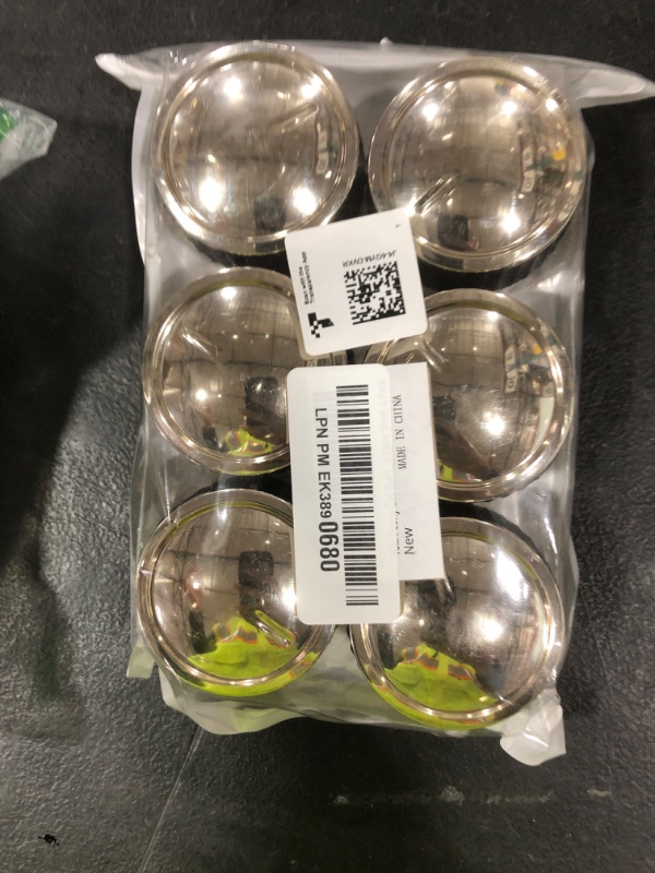 Photo 1 of Yoki Peony Gas Grill Control Knobs, Gas Burner Replacement Knobs, Chrome Plated Rotating Switch with Nonslip Grip, Grill Knobs, 6 knobs