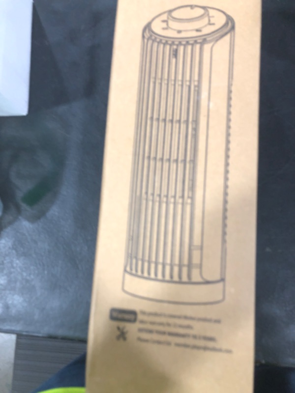 Photo 1 of PNTCK Tower Fan for Bedroom, 23ft/s Quiet Cooling Fan, 70° Oscillating Table Fan for Bedroom, Standing Table Fan with 3 Modes,13 Inch Bladeless fan, Home,Office