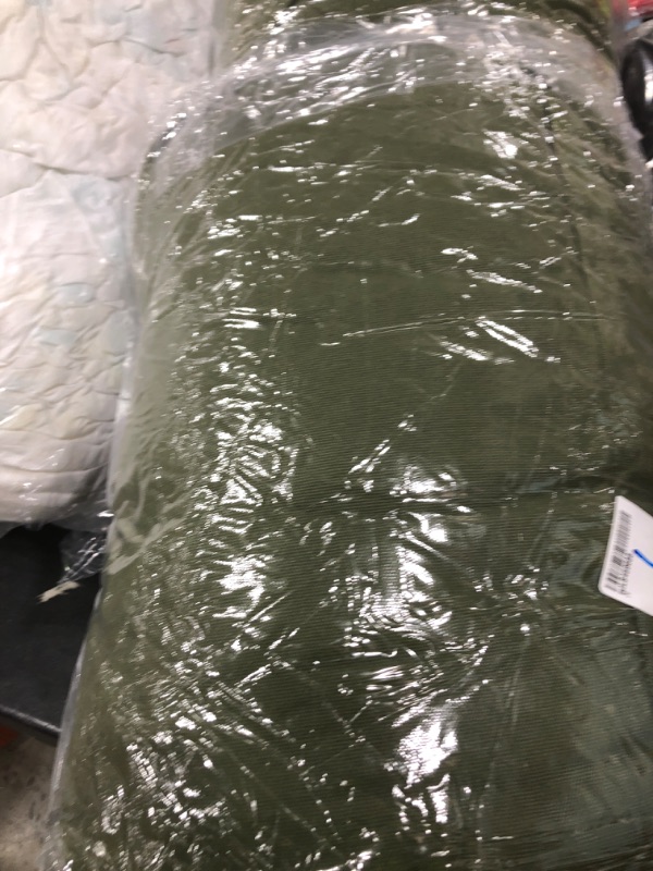 Photo 1 of Sytopia 36-Inch Canvas Outdoor Dog Bed, Waterproof & Washable with Removable Cover, Ideal for Medium & Large Dogs – Chew-Proof Great for Indoor, Outdoor, Crate, or Patio Use (Green)
