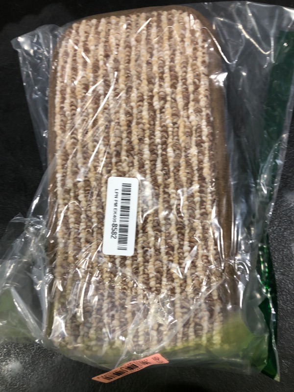 Photo 1 of Prest-O-Fit 5-3092 Decorian Step Huggers For RV Landings Butter Pecan Brown 10 In. x 23.5 In.
