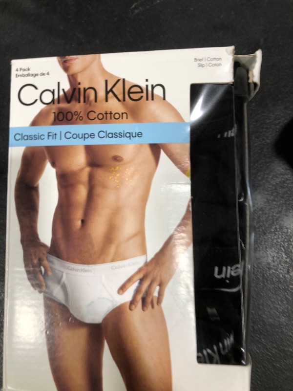 Photo 1 of Calvin Klein Men's Cotton Stretch Multipack Hip Briefs, Black, Large