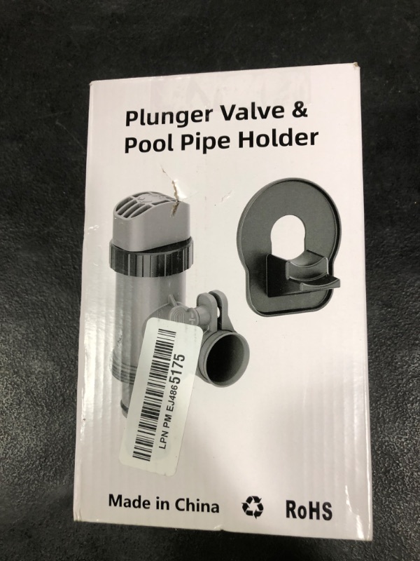 Photo 1 of SHAPON Above Ground Swimming Pool Plunger Valve & Swimming Pool Pipe Holder Set- Replacement Pool Accessories Compatible with Intex Pools