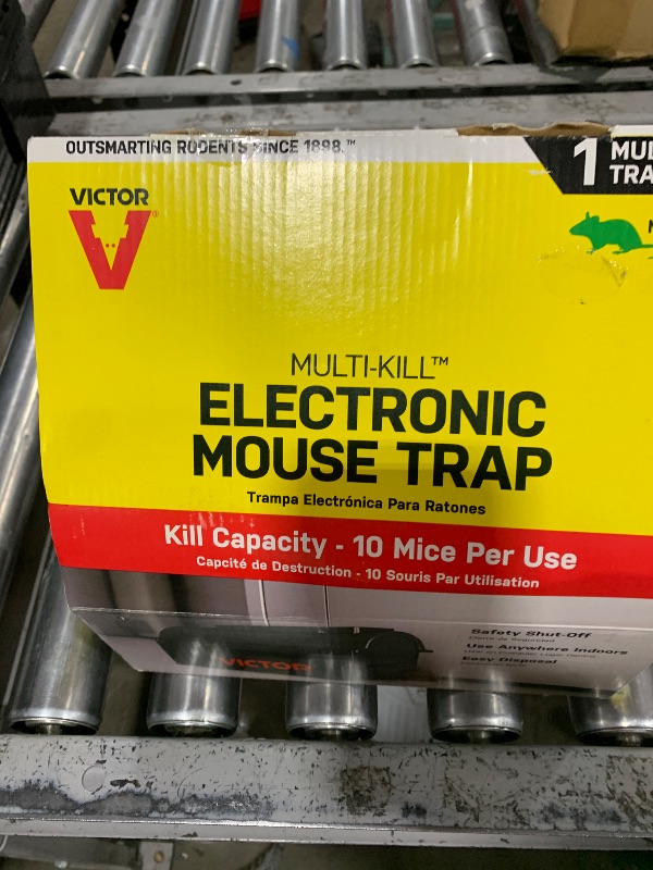 Photo 1 of Victor M260 Indoor Multi-Kill Humane Electronic Mouse Trap - No Touch, No See Electronic Instant Kill Mouse Trap – Kills & Holds Up to 10 Mice Per Setting