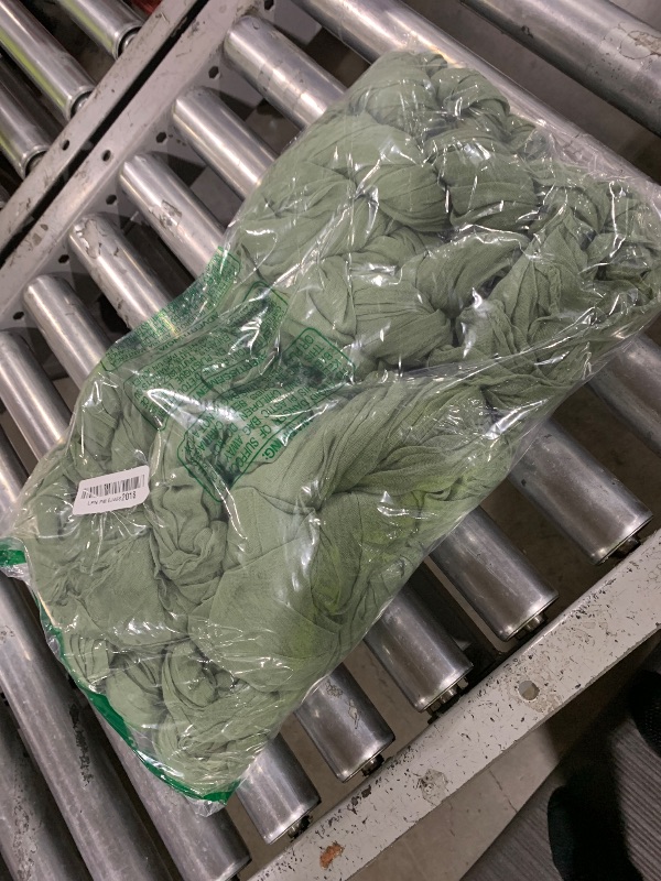 Photo 1 of 12 Pack Boho Gauze Table Runner - 35x72 Inch Rustic Cheese Cloth Long Table Runner for Wedding, Bridal Shower, Birthday Party Decor (Dusty Sage Green)