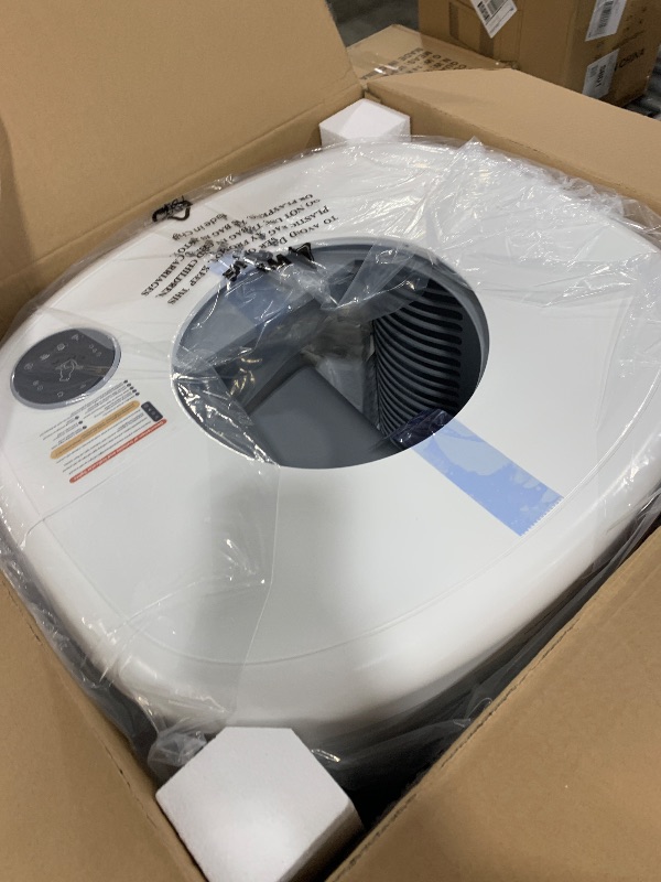 Photo 1 of Fsitego Self Cleaning Cat Litter Box: Extra Large Automatic Litter Box for Multiple Cats, Odor-Free, App-Controlled, Ambient Light Waste Disposal