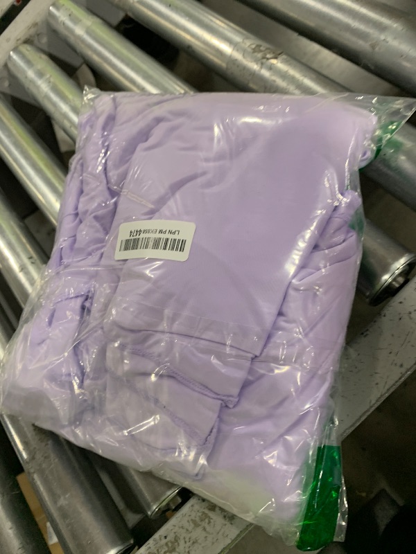 Photo 1 of 10x10ft Wrinkle Free Lavender Backdrop Curtain for Parties Soft Fabric Drapes Wedding Curtain Backdrop for Birthday Party Decorations Background for Photography 5x10ft,2 Panels