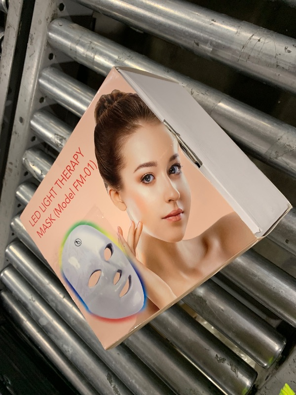 Photo 1 of TGML LED Light Therapy Mask(FM-01), FSA or HSA Eligible, Blue & Red Light Face Mask, Rechargeable & Portable for Travel and Home Use