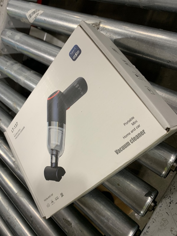 Photo 1 of SUNCANDXY Handheld Vacuum Cleaner Cordless: Mini Rechargeable Hand Vacuum with Strong Suction, Portable Small Car Vacuum for Carpet Car - White