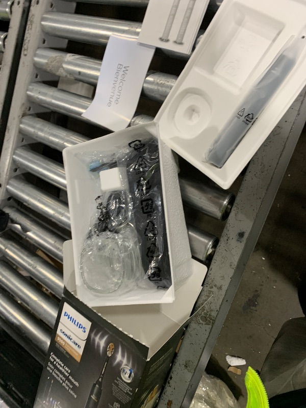 Photo 1 of Philips Sonicare DiamondClean Smart 9500 Electric Toothbrush, Sonic Toothbrush with App, Pressure Sensor, Brush Head Detection, 5 Brushing Modes and 3 Intensity Levels, Black, Model HX9923/11