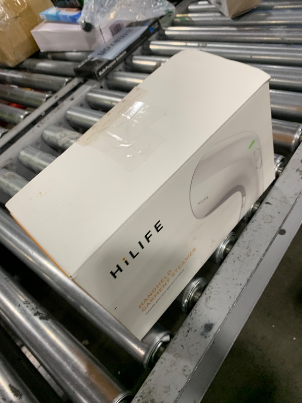 Photo 1 of HiLIFE Steamer for Clothes, Handheld Clothes Steamer with Large 300ml Tank, 1100W Strong Power, 30S Fast Heat-up, Garment Fabric Wrinkle Remover, Portable & Compact Travel Size ONLY FOR 120V (White)