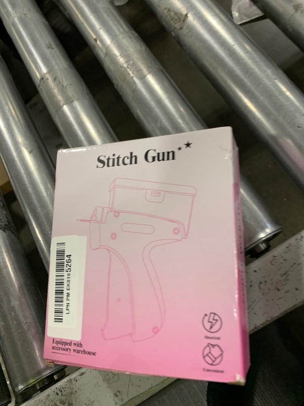 Photo 1 of Stitch  For Clothes - Handheld Stitch Tag Gun Quick Clothing Fixer Micro Tagging Gun for Clothes Includes 6 Needle, 5 Pearl Buttons, 1000 Black Fasteners & 1000 White Fasteners
