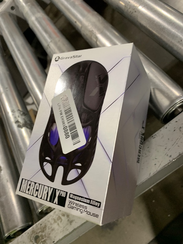 Photo 1 of GravaStar Mercury X Pro Wireless Gaming Mouse, Come with 8K Dongle – 32,000 DPI PAW 3950 Sensor, 8,000Hz Polling Rate, Only 49g, Magnesium Alloy Hollow Frame, RGB Lighting, 5 Programmable Buttons
