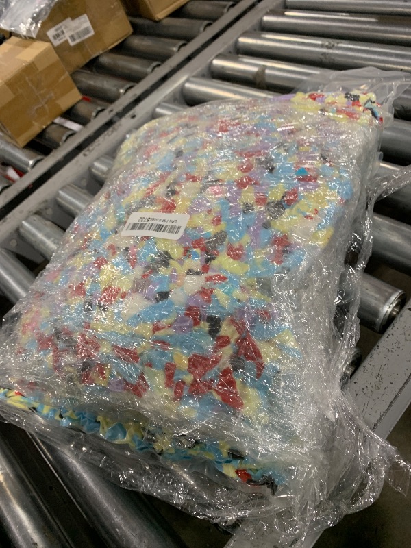 Photo 1 of Welacer Shredded Memory Foam Filling 10lbs for Bean Bag Filler, Pillow Chair Cushion Arts Crafts Refill, Without Added Gel Particles, Premium Soft and Great for Stuffing, Multi Color and Shape