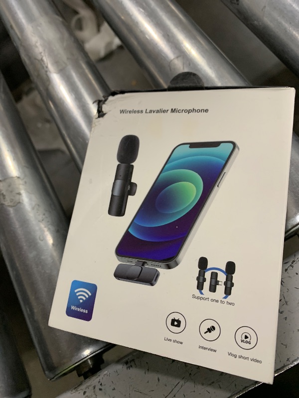 Photo 1 of Professional Wireless Lavalier Lapel Microphone for iPhone, iPad, mini Video Recording Mic forInterview Video Podcast Vlog YouTube&Livestream, Noise Reduction, Plug &Play