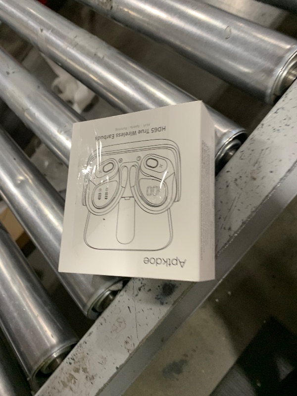 Photo 1 of Aptkdoe Wireless Earbuds 75hrs Bluetooth 5.4 Headphone Sport, 2025 Bluetooth Earbuds Stereo Deep Bass Over Ear Bud with Earhooks, ENC Noise Cancelling Mic, IPX7 Waterproof Earphone White