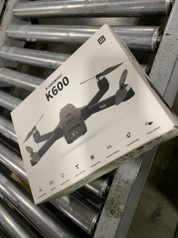 Photo 1 of K600 Drone with 2 Camera 1080P for Adults,90°Adjust Lens Upgrade Brushless Drones with Auto Hold,APP VR FPV Professional Drone with Gesture Control Speed Adjustment,Carrying Case,Under <249g
