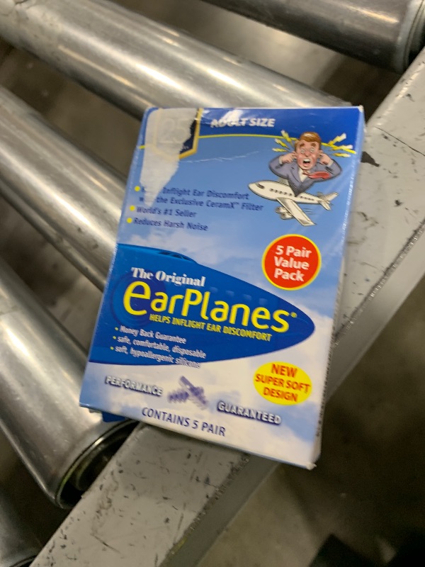 Photo 1 of New Super Soft Adult EarPlanes® Ear Plugs Airplane Travel Ear Protection 5 Pair