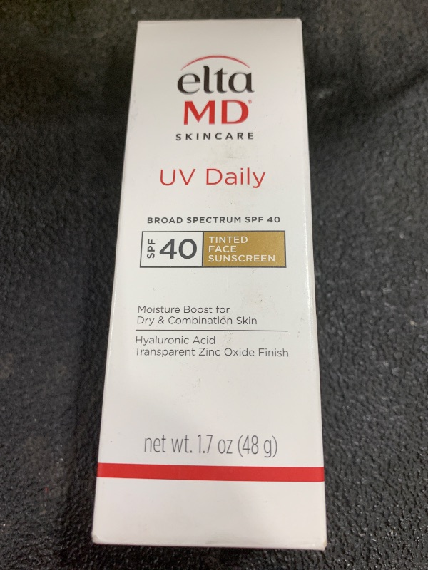 Photo 1 of EltaMD UV Daily Tinted SPF 40 Face Sunscreen Moisturizer with Zinc Oxide, Tinted Daily Face Moisturizer with SPF, Sunscreen for Dry Skin,1.7 oz Pump