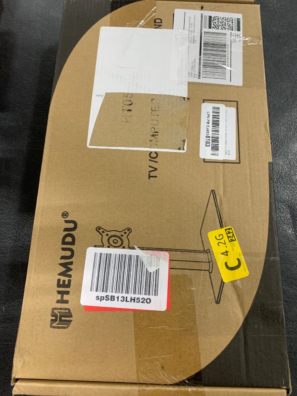 Photo 1 of Single LCD Computer Monitor Free-Standing Desk Stand Mount Riser for 13 inch to 32 inch screen with Swivel, Height Adjustable, Rotation, Vesa Base Stand Holds One (1) Screen up to 77Lbs(HT05B-001))