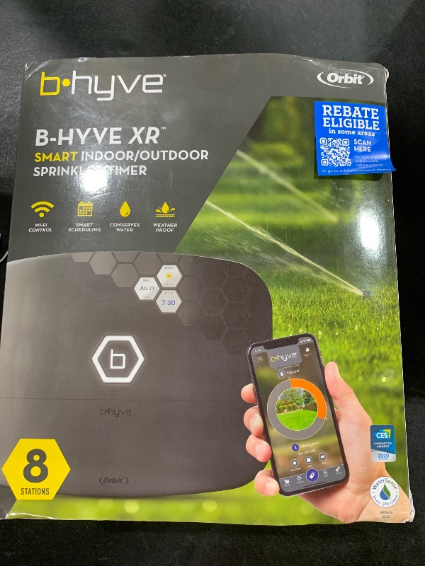 Photo 1 of Orbit 57985 B-hyve XR 8-Zone Smart Indoor/Outdoor Sprinkler Controller