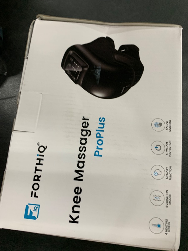 Photo 1 of FORTHiQ Knee Massager Pro+ with Heat, Red Light and Vibration, 6-in-1, Dual-Wavelength - Cordless, Portable, Adjustable Straps, Easy to Use, Saves Your Settings, FSA or HSA Eligible