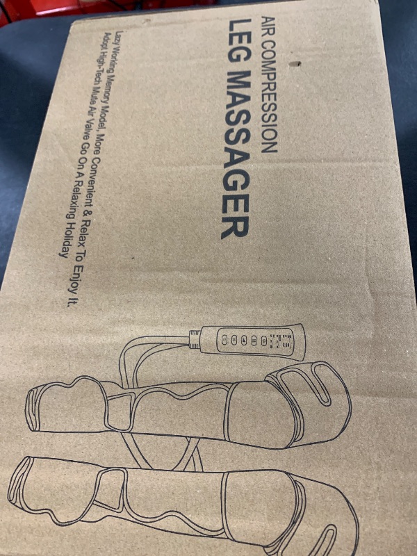 Photo 1 of BIEAMA Leg Massager with Heat and Compression,FSA HSA Eligible 6 Modes 3 Intensities, Foot & Calf Massager for Muscle Relaxation
