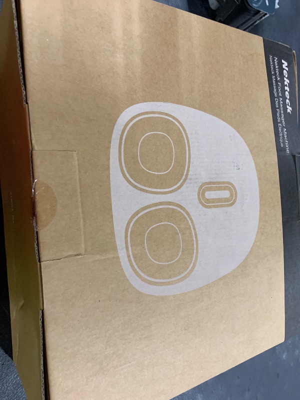 Photo 1 of Nekteck Shiatsu Foot Massager Machine with Soothing Heat, Deep Kneading Therapy, Air Compression, Improve Blood Circulation and Foot Wellness,Relax for Home or Office Use(Gray)