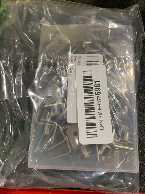 Photo 1 of Shelf Support Pegs, 50 Pcs Shelf Pegs with Hole, 5mm (1/5 inch) Cabinet Shelf Bracket Pegs, L-Shaped Nickel Plated Shelf Pins Holders for Bookcase Kitchen Closet Shelf Shelves Furniture Cabinet