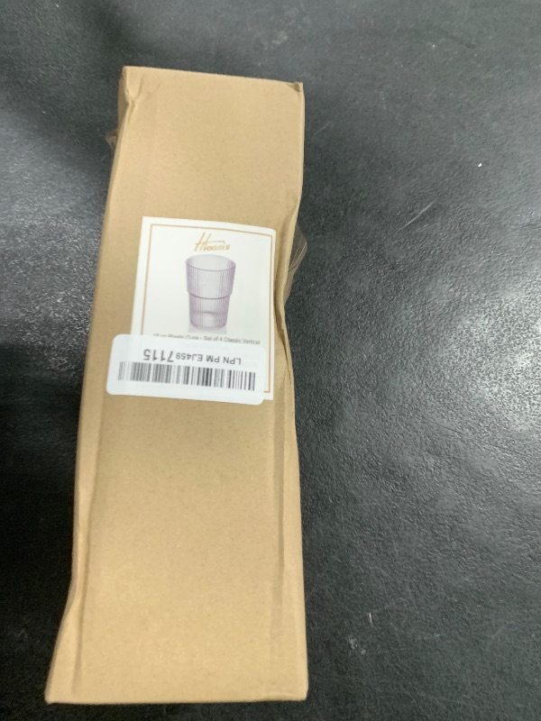 Photo 1 of Hioasis 4pcs Clear Plastic Tumblers - 18oz Reusable Cups, BPA-Free & Dishwasher Safe for Beer, Iced Coffee, Juice, and Cold Drink