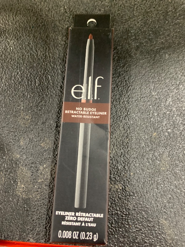 Photo 1 of e.l.f. No Budge Retractable Eyeliner, Creamy, Ultra-Pigmented, Coffee