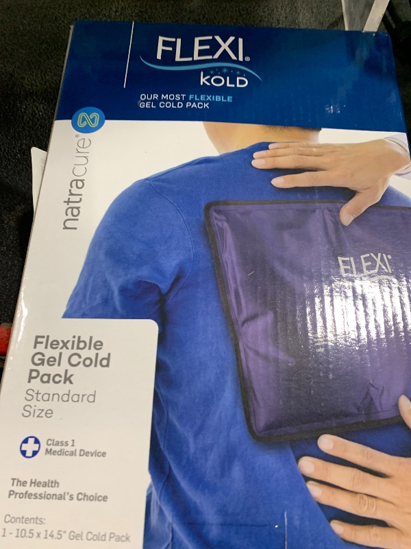 Photo 1 of FlexiKold Gel Ice Packs (Standard Large: 10.5" x 14.5") for Injuries Reusable, Back Pain Relief, Knee Wrap, After Surgery, Ice Pack for Knee, Shoulder - 6300-COLD by NatraCure