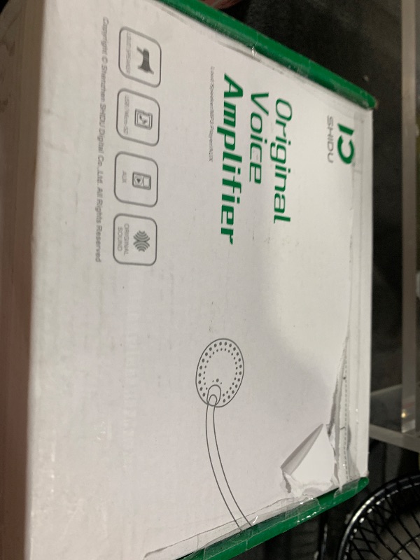 Photo 1 of SHIDU Voice Amplifier for Teacher with Portable Microphone and Speaker, 18W Megaphone with Wired Mic Headset, IPX5 Waterproof & Rechargeable Bluetooth Speaker Systems for Tour Guide (NOT Wireless)