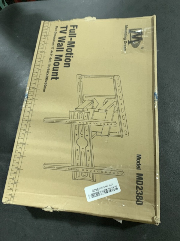 Photo 1 of Mounting Dream TV Wall Mount for 32-65 Inch Television,Mount with Swivel and Tilt, Full Motion Bracket with Articulating Dual Arms, Fits 16inch Studs, Max VESA 400X400 mm, 99lbs, MD2380