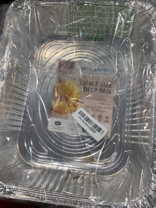 Photo 1 of Aluminum Pans Half Size, 9X13, Extra Heavy Duty Disposable Foil Pans For Baking (30 Pack) Roasting & Chafing, Deep Tin Foil Bakeware, Steam Table Tray, Cookware, Food Prepping, Cake & Oven Pan