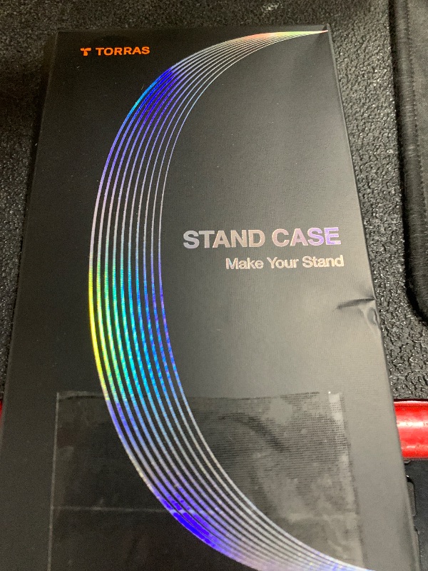Photo 1 of TORRAS Magnetic for iPhone 16 Case with Stand, Built-in Stand Compatible with MagSafe, 3X Military-Grade Protection, Translucent Slim Phone Case for iPhone 16 6.1'', Matte Black