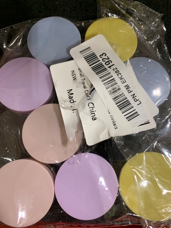Photo 1 of Small Travel Containers 10 Pcs 10 Gram Travel Containers for Creams Sample Container Travel Jars for Creams Sample Jars Cosmetic for Lip Balms Makeup Eye Shadows Beads Trinkets