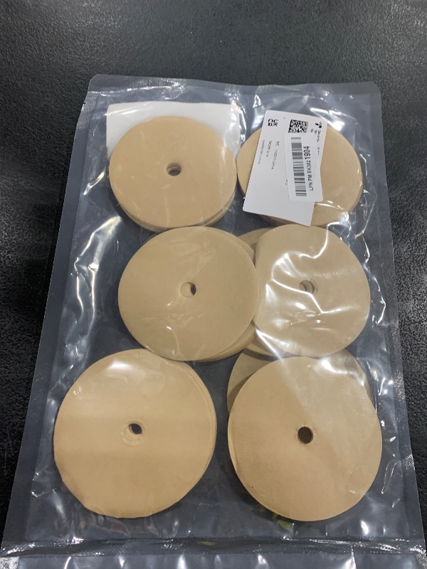 Photo 1 of 300 Count Percolator Coffee Filters, 3.75 Inch Natural Unbleached Disposable Coffee Filter Disc Coffee Filters for Percolators Camping Coffee Pot Home Office Use