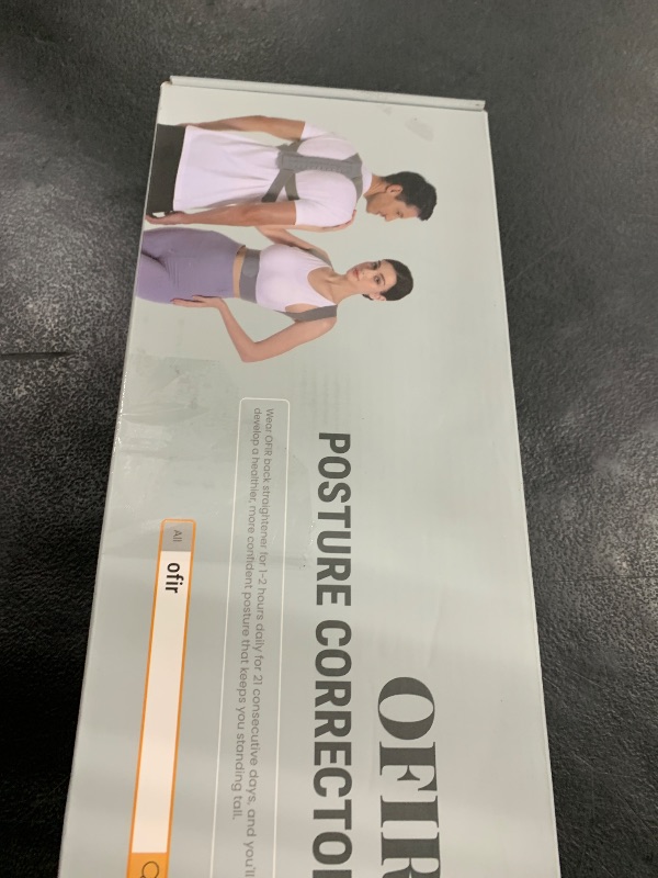 Photo 1 of OFIR Revolutionary Upper Back Brace Posture Corrector for Women & Men, Effective Back Straightener Posture Corrector for Men, Adjustable Upper Support Shoulder Neck and Spine for Scoliosis, Hunchback