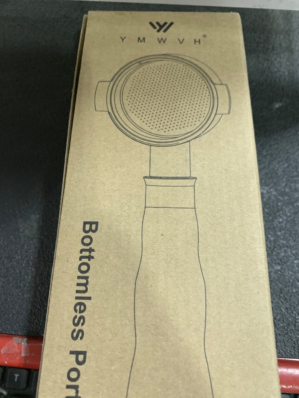 Photo 1 of 51mm Bottomless Portafilter 2 Ears with 2 Filter Baskets(Single+Double Shots) for De-longhi Stilosa ECP3420/EC155/BCO430/EC260,100% Stainless Steel Portafilter and Walnut Handle