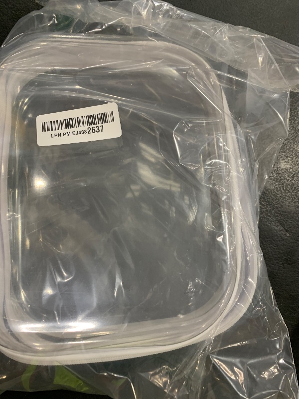 Photo 1 of 3PCS Zippered Transparent Cases for Snacks,Portable Waterproof Cosmetic Bag with Zipper,Clear Hard Shell Zipper Case for Cosmetic Storage, Putting Snacks, Pencil Case (3PCS-M)