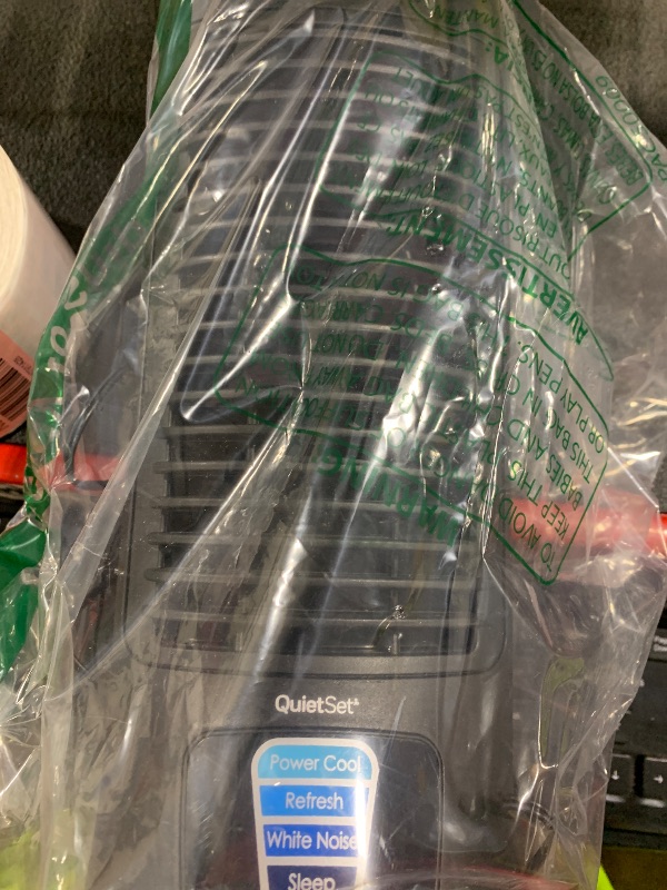 Photo 1 of Honeywell HTF210B QuietSet Personal Table Fan, Black – Oscillating Personal Fan with Quiet Operation and 4 Levels of Power and Sound